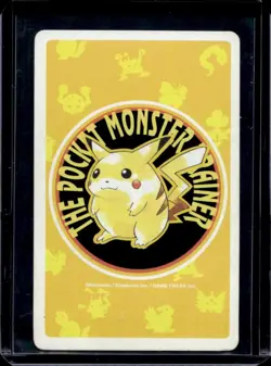 1998 Pokemon JP Playing Cards Yellow Ninetales King of Clubs #038 - Image 2