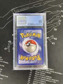 CGC Mint 9 Kabuto 1999 Pokemon Fossil 1st Edition Card #50/62 - Image 2