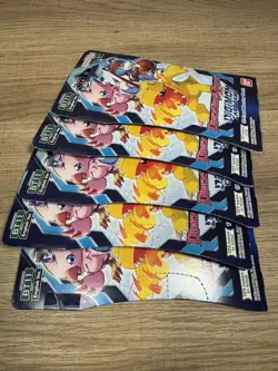 Digimon English Card Game Dimensional Phase BT11 BOOSTER PACKS 5 Pack Lot Sealed - Image 2