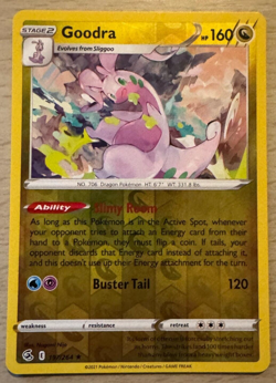 Pokemon TCG Goodra 197/264 Fusion Strike Reverse Holo Rare Card - Image 1