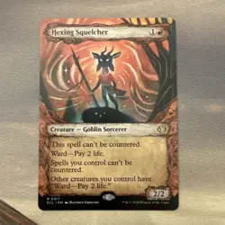 Hexing Squelcher MINT Showcase 317 Lorwyn Eclipsed ECL MTG Regular Rare Unplayed - Image 1