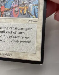 Army of Allah x1 MTG Arabian Nights 1x Magic Excellent Light Play EX LP - Image 2