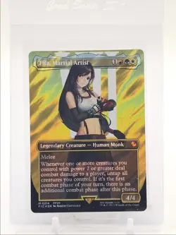 TIFA, MARTIAL ARTIST 2025 MAGIC FINAL FANTASY SURGE FOIL BORDERLESS Q6095 - Image 1