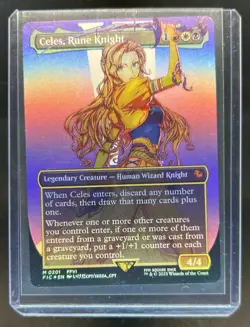 2025 Magic: The Gathering Celes, Rune Knight #0201 - Image 1