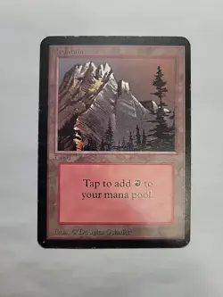 MTG - Mountain (A) Alpha Edition Regular - Image 1
