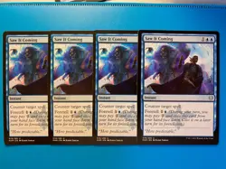 MTG 4x Saw It Coming # 76 Kaldheim Modern Magic the Gathering x4 NM - Image 1