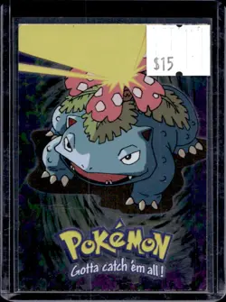 1999 Topps Pokemon the First Movie #03 Venusaur Stage 3 Evolution #E3 - Image 1