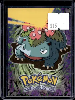 1999 Topps Pokemon the First Movie #03 Venusaur - Stage 3 Evolution #E3 - Image 1