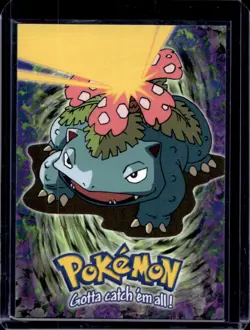 1999 Topps Pokemon the First Movie #03 Venusaur Stage 3 Evolution #E3 - Image 1