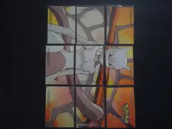 1999 Topps Pokemon the First Movie Sticker Complete Set 18 All Blue Logo Lot - Image 3