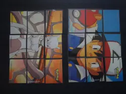 1999 Topps Pokemon the First Movie Sticker Complete Set 18 All Blue Logo + Lot - Image 1