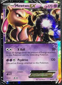 Mewtwo EX BW45 Pokemon Black Star Promo Ultra Rare Holo 2012 - Image 1