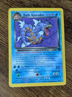 Pokemon TCG - Dark Gyarados - Non-Holo 25/82 Team Rocket - LIGHTLY PLAYED - Image 1