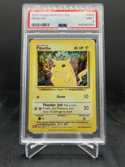2023 Pokemon Classic Collection Pikachu PSA 9 #008/034 - Image 1