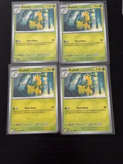 4x Bayleef 009/132 MEG Playset - Pokemon TCG Mega Evolution - Image 1