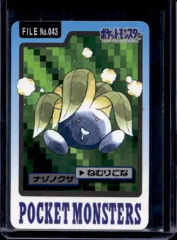1997 Pokemon Pocket Monsters Cardass Oddish #043 - Image 1