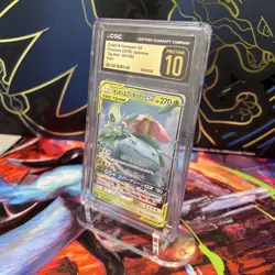 Pokemon Celebi & Venusaur GX 001/095 Tag Bolt CGC 10 Pristine Japanese - Image 1