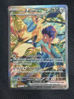 Pokemon Journey Together Hop’s Zacian EX SIR 186/159 NM - Image 1