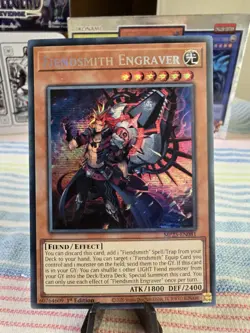 Fiendsmith Engraver - MP25-EN081 - Prismatic Secret Rare YuGiOh - Image 1