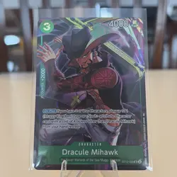 2025 One Piece Illustration Box Vol 4 Dracule Mihawk Promo #ST12-003 - Image 1