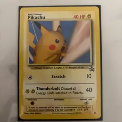 2001 Black Star Promo Pokemon League Card Pikachu 26 - Near Mint/Mint! - Image 1