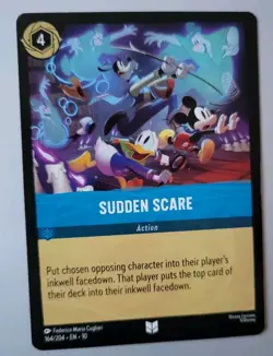 Disney Lorcana TCG - Whispers In The Well: Sudden Scare (164/204) - Uncommon -NM - Image 1