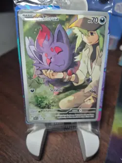 N's Zorua 189 Illustration Holo ETB Promo Journey Together Sealed Pokemon Card - Image 1