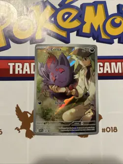 Pokemon TCG N's Zorua 189 Journey Together ETB Promo Holo Card, Sealed - Image 1