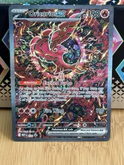 • Oricorio ex • 024 Full Art Holo ME Mega Evolution Promo Pokemon TCG NM - Image 1