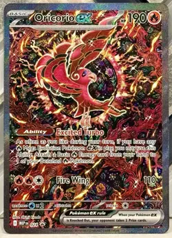 Pokemon TCG Oricorio ex 024 ME Mega Evolution Promo NM/M - Image 1