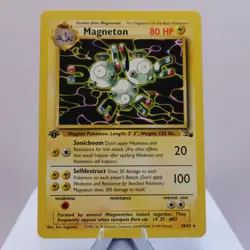 Pokemon TCG - Magneton 26/62 Fossil Rare 1st Edition WOTC 1999 - EXC/NM - Image 2