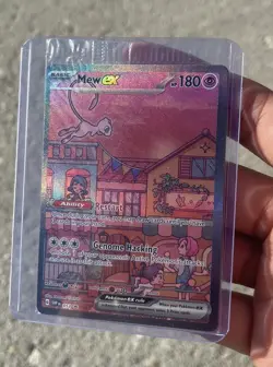 Mew ex SVP 053 Pokemon TCG Scarlet Violet 151 Black Star Promo Full Art SEALED - Image 4