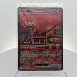 Mew ex SVP 053 Pokemon TCG Scarlet Violet 151 Black Star Promo Full Art SEALED - Image 1