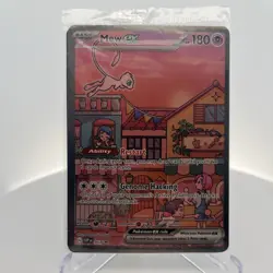 Mew ex SVP 053 Pokemon TCG Scarlet Violet 151 Black Star Promo Full Art SEALED - Image 1