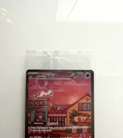 Mew ex SVP 053 Pokemon TCG Scarlet Violet 151 Black Star Promo Full Art SEALED - Image 2