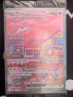 SEALED Mew ex SVP 053 Pokemon TCG Scarlet Violet 151 Black Star Promo Full Art - Image 1