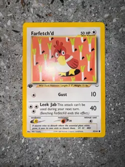 Pokemon TCG Cards 1st Edition Farfetch'd 43/64 Neo Revelation NM - Image 3