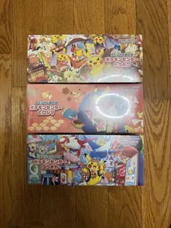 Pokemon Center Tohoku Hiroshima Fukuoka Special Box set Promo Card Pikachu 2025 - Image 1