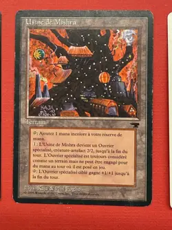 Mtg Renaissance - Mishra’s Factory French FBB- Good - Image 1