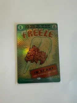 Brain Freeze REGULAR FOIL Encyclopedia Secret Lair MTG Magic The Gathering - Image 1