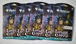 Magic The Gathering Lorwyn Eclipsed Sleeved Booster Packs 6x Factory Sealed - Image 1