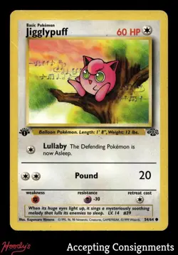 1999 Pokemon Jungle 1st Edition #54 Jigglypuff C - Image 1