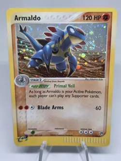 Pokemon TCG Armaldo EX Sandstorm 1/100 Holo Rare! WOTC Vintage 2003! - Image 1