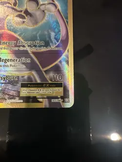Pokemon TCG Evolutions Mewtwo-EX Holo Full Art Ultra Rare Card 103/108 - Image 2