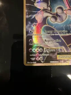 Pokemon TCG Evolutions Mewtwo-EX Holo Full Art Ultra Rare Card 103/108 - Image 3