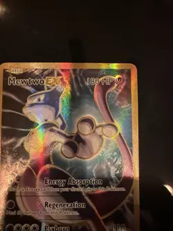 Pokemon TCG Evolutions Mewtwo-EX Holo Full Art Ultra Rare Card 103/108 - Image 4