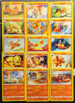 Silver Tempest- Complete Common Uncommon Non Holo Rare 132 Pokemon Cards - Image 3