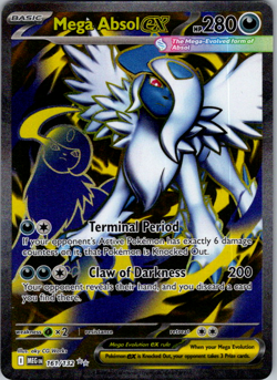 Mega Absol Ex - 161/132 - Pokemon TCG - Mega Evolution - Ultra Rare - LP - Image 1
