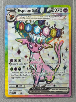 Pokemon Prismatic Evolutions Espeon ex 175 SVP175 Figure Collection Promo 2 - Image 1