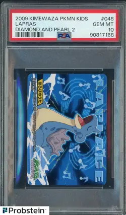 2009 Kimewaza Pokemon Kids Diamond and Pearl 2 #048 Lapras PSA 10 GEM MINT - Image 1